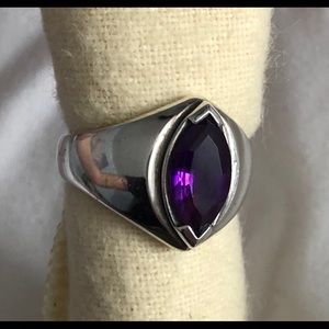 James Avery amethyst ring